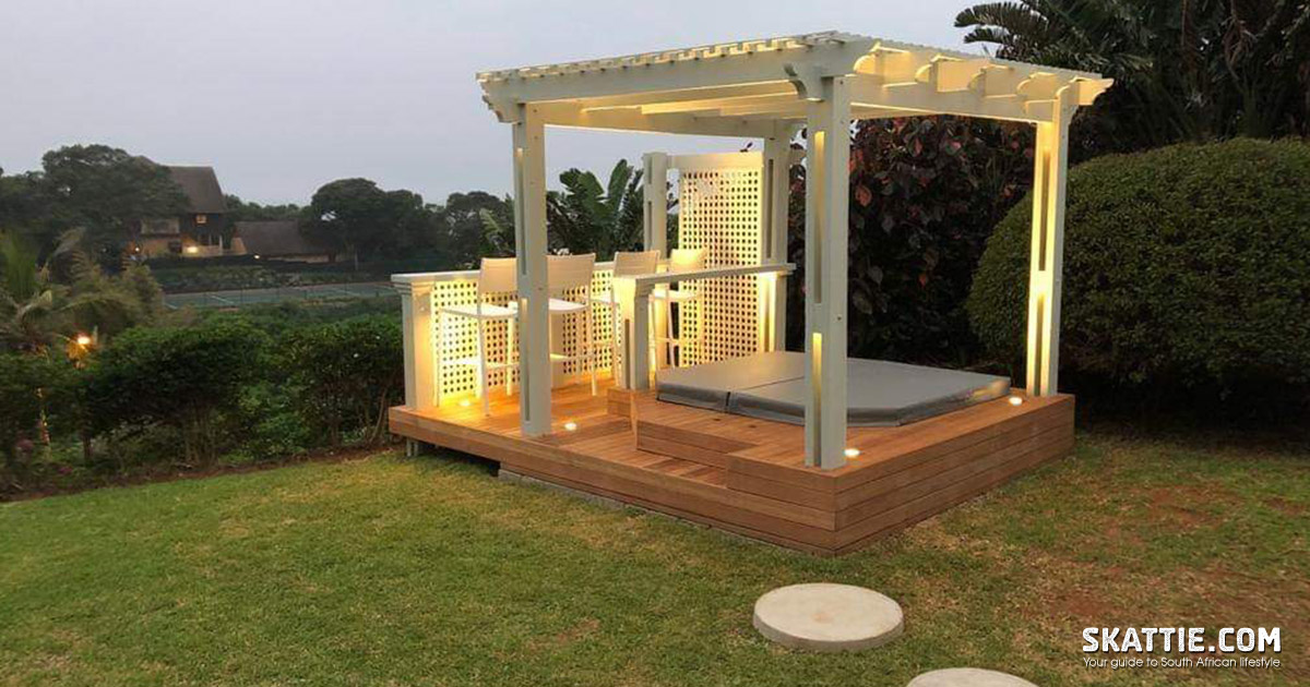 Outdoors features at this year's House + Garden Show - Durban from 27 June 3 spa deck